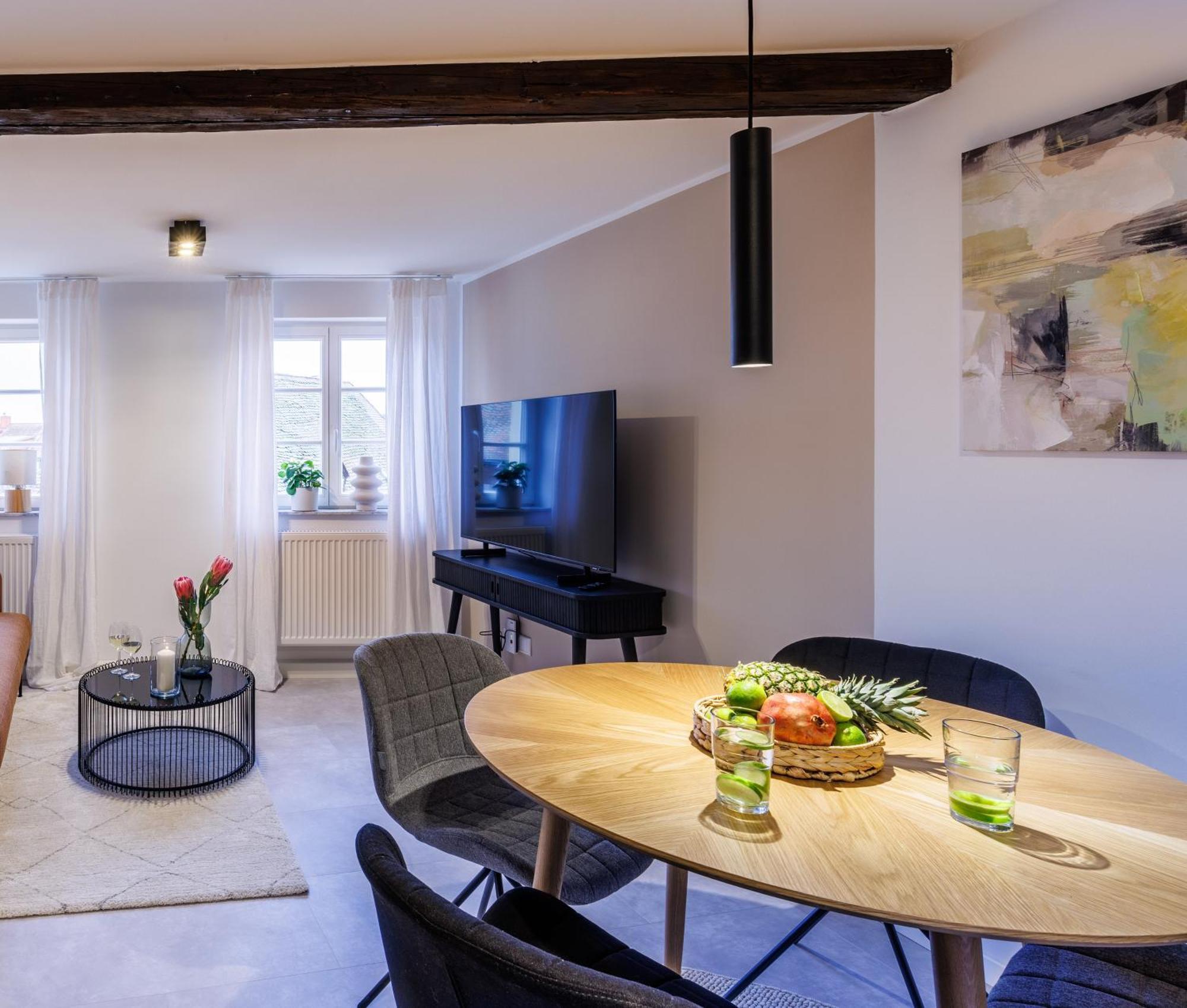 Romantisches Apartment Mit Whirlpool In Bayreuther Fussgaengerzone Exteriör bild